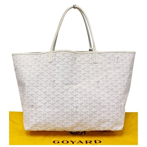 white goyard small tote|Goyard tote prices.